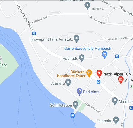 Karte Praxis Hünibach