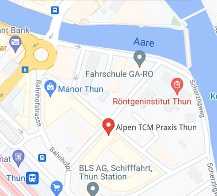 Karte Praxis Thun